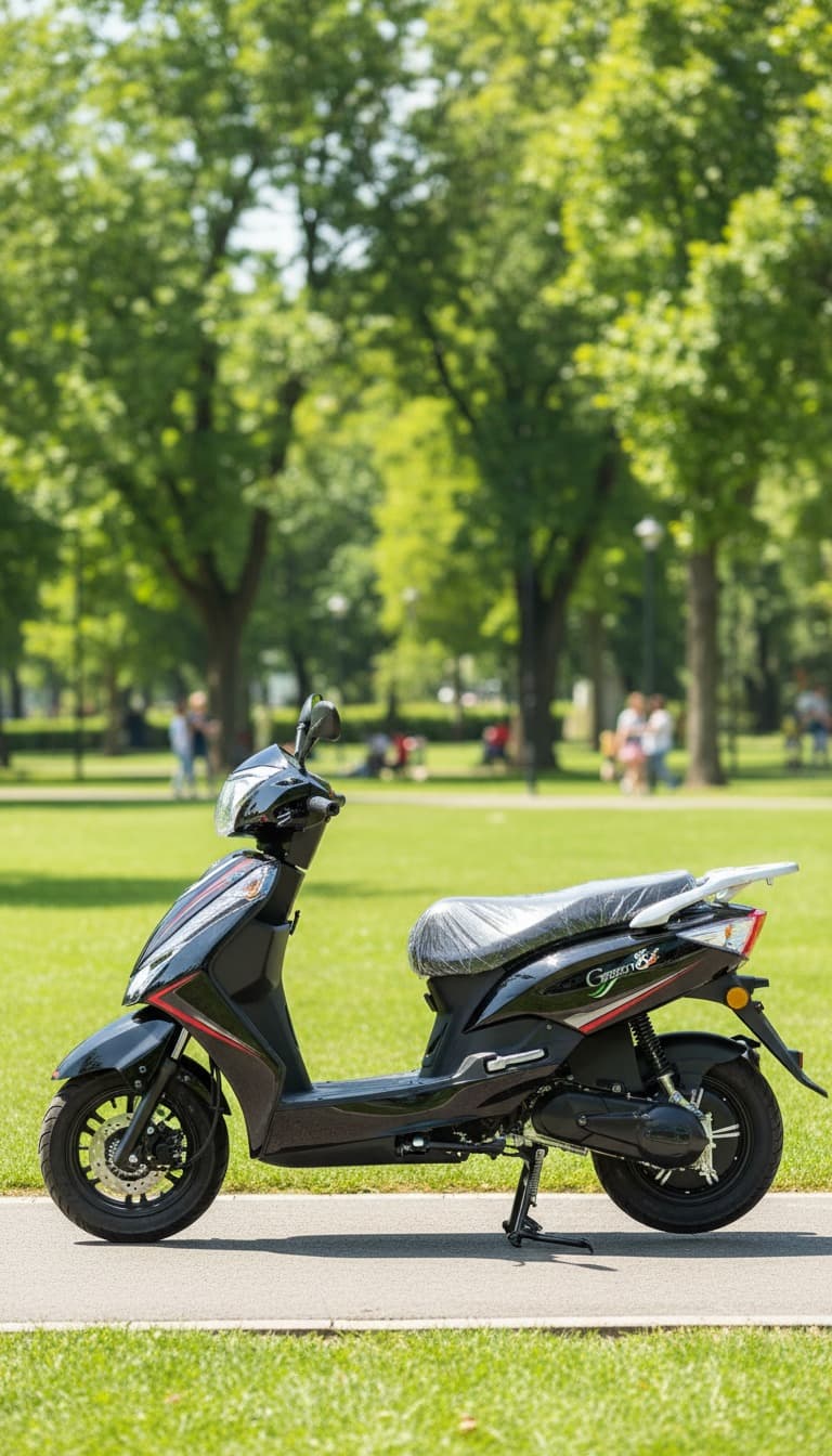GreenO G3 Electric Scooter — side view